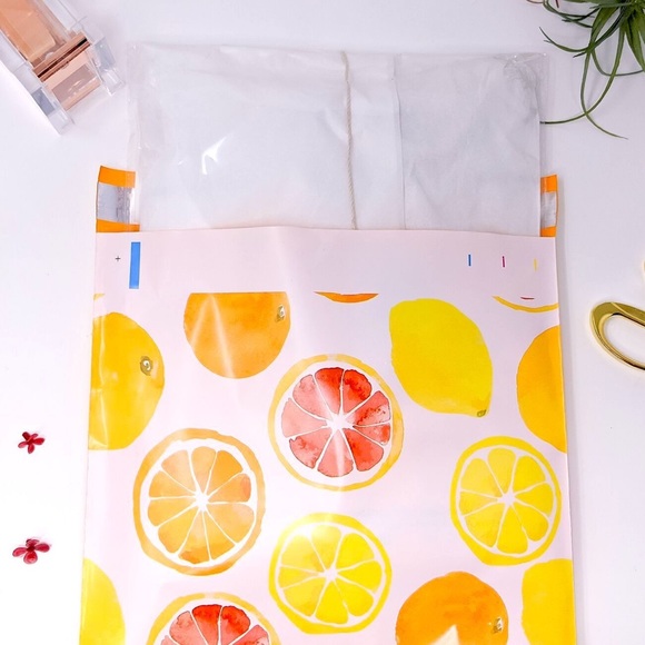 50 10X13 Citrus Poly Mailers CLEARANCE - Picture 4 of 11